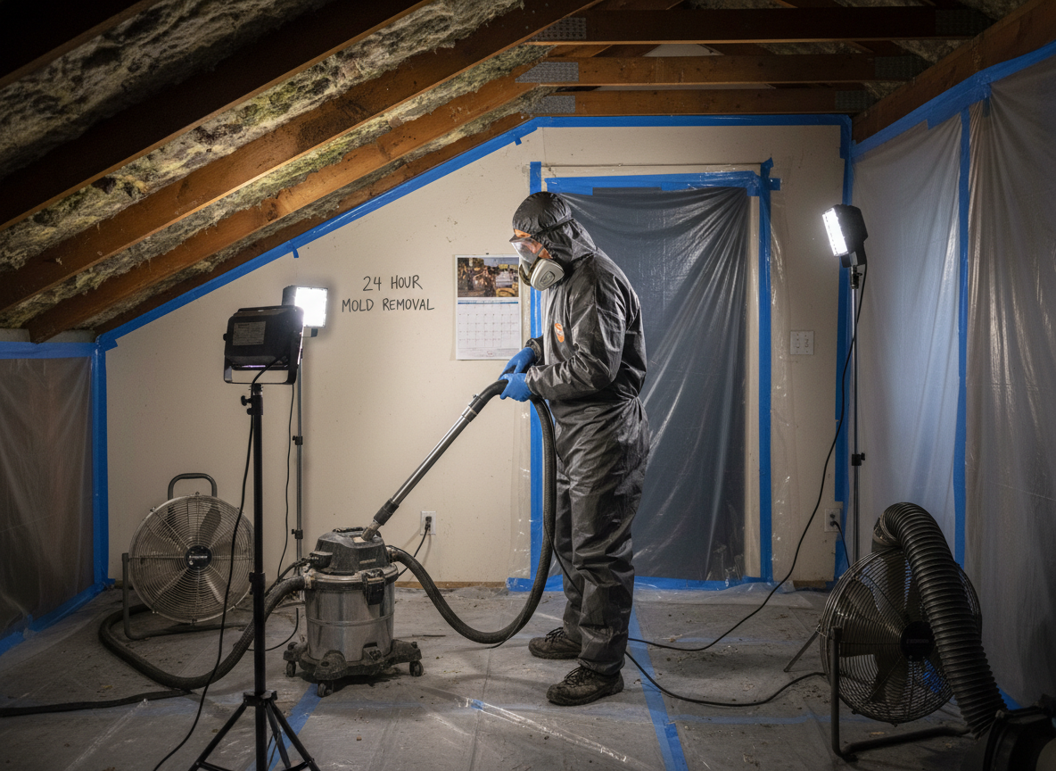 24 Hour Mold Removal in Blue Jay, CA