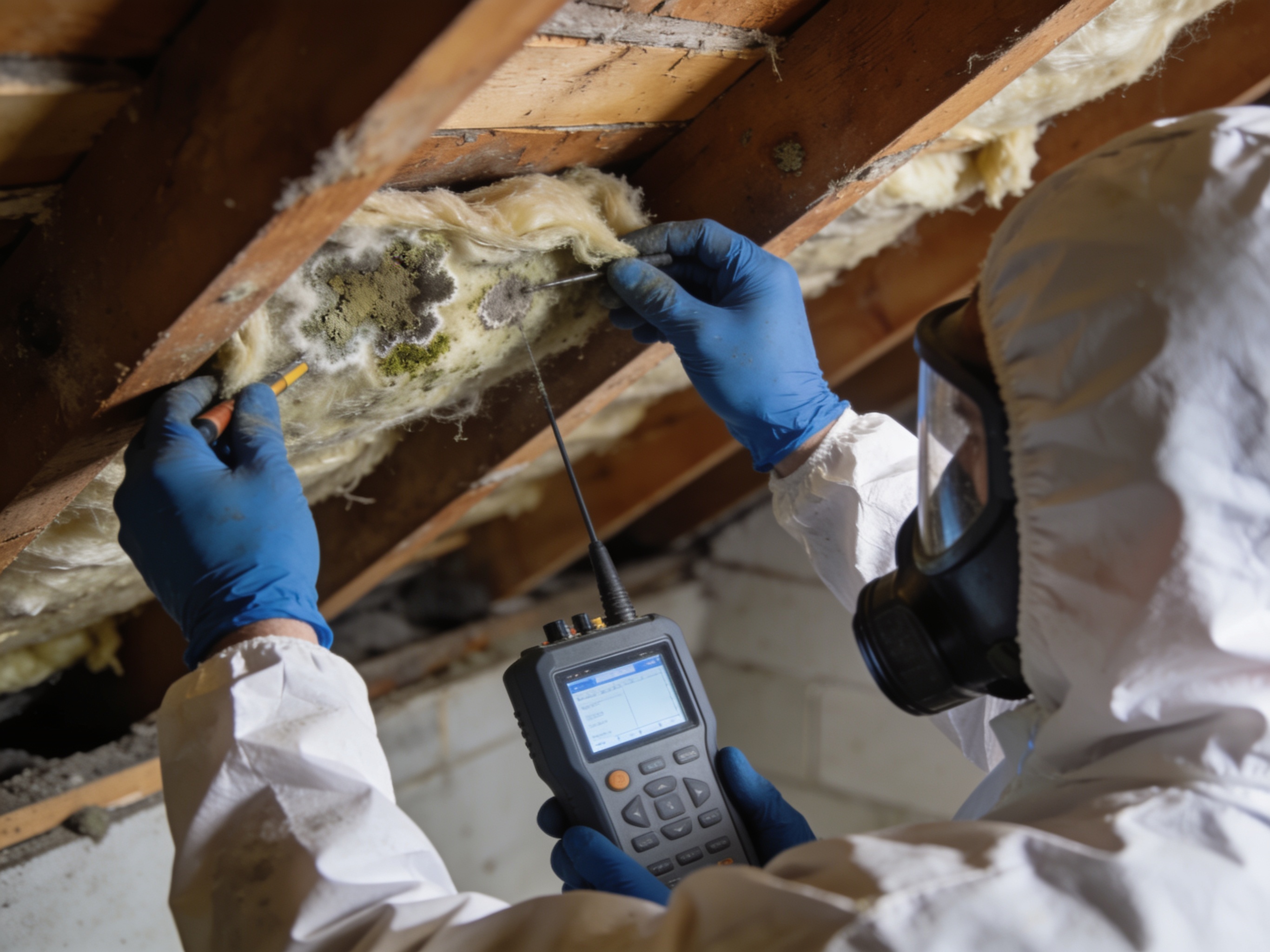 Attic Mold Testing and Removal in Blue Jay, CA