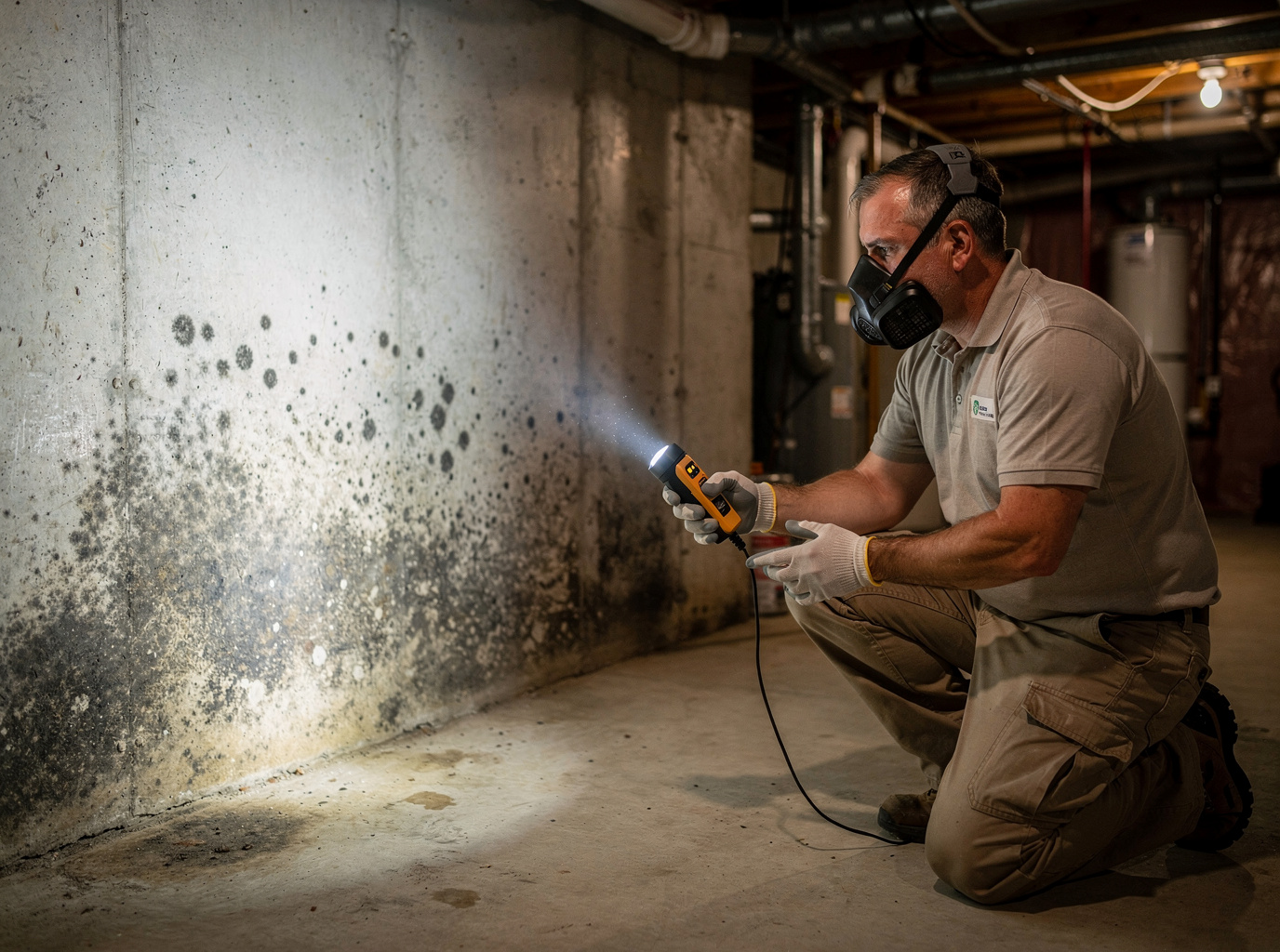 Basement Mold Inspection in Blue Jay, CA